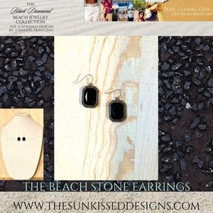 The Beach Stone Earrings by The Sun*Kissed Designs By ~Chantél Francina~